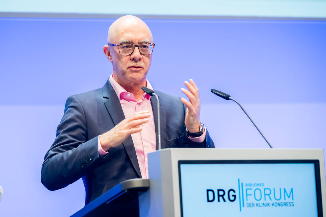 Inek-Chef Frank Heimig wird auch 2026 den neuen DRG-Katalog auf dem DRG|FORUM vorstellen
