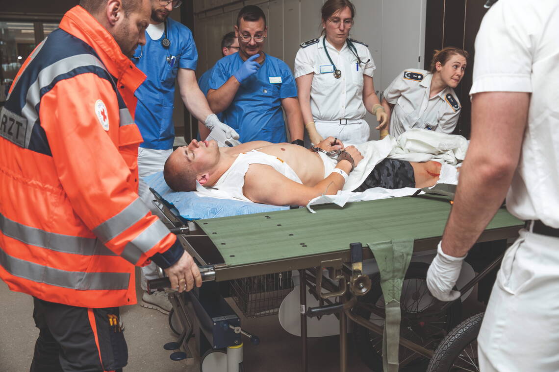 Großübung Bundeswehrkrankenhaus Ulm Großübung Bundeswehrkrankenhaus Ulm