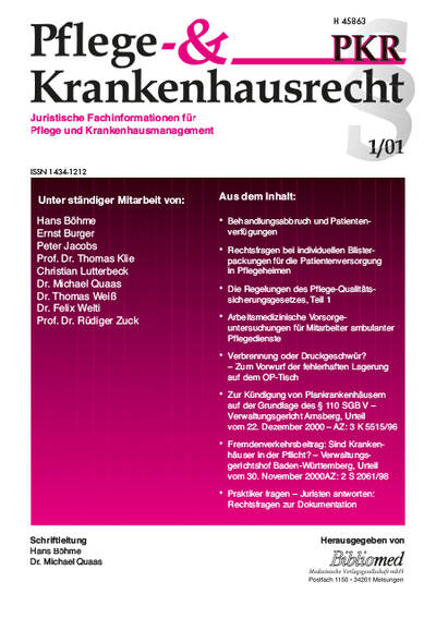 Ausgabe 1/2001