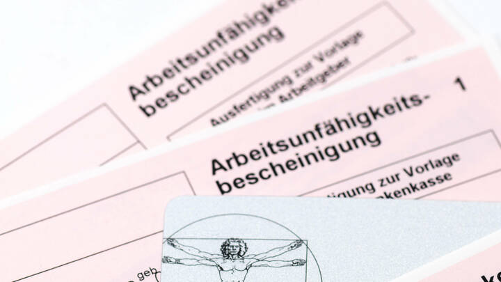 Krankenstand: Sachsen-Anhalt und Thüringen unter den Top zwei