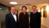Der damalige Landrat Axel Lehmann (links) und Niklas Cruse, kaufmännischer Geschäftsführer des Klinikums Lippe, begrüßten Dorothee Bremerich als neue medizinische Geschäftsführerin des Klinikums Lippe.