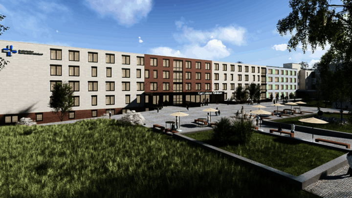 St.-Antonius-Hospital in Kleve im Jahr 2032