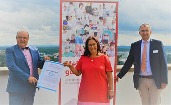 Prof. Dr. Alexander Schraml, Ayfer Rethschulte und Jürgen Winter (v.l.).