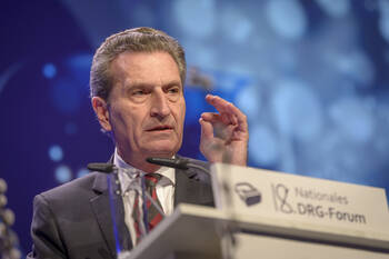 Kommissar Oettinger: "EU mal eine Woche abschalten"
