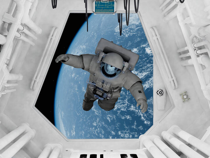 Medizinische Experimente auf der Raumstation ISS