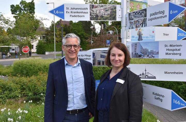 Julia Wieland rückt als Geschäftsführerin Personal und Kultur neben Siegfried Rörig, Geschäftsführer Steuerung und Finanzen. 