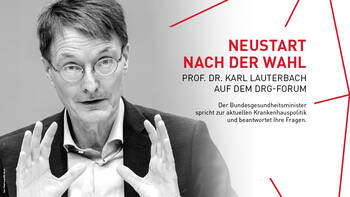 Gesundheitsminister Karl Lauterbach eröffnet DRG-Forum