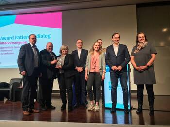 Preisträger des Awards Patientendialog 2022 ausgezeichnet
