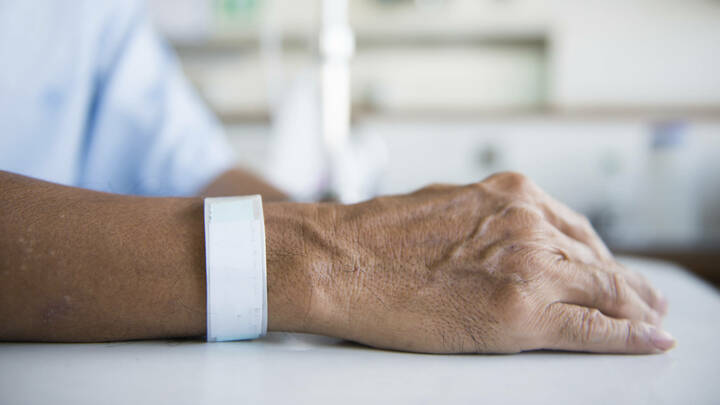 Patient im Krankenhaus