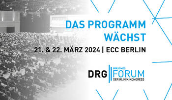 DRG|FORUM 2024: Das Programm wächst