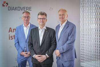 (von links) Dr. Hans Ulrich Anke, Stefan David und Prof. Dr. Thomas Moesta