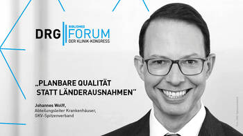 Krankenhausfinanzierung - Top-Thema auf dem DRG|FORUM 2026