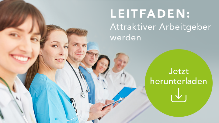Kostenloser Leitfaden: So steigern Sie Ihre Arbeitgeberattraktivität im Gesundheitswesen